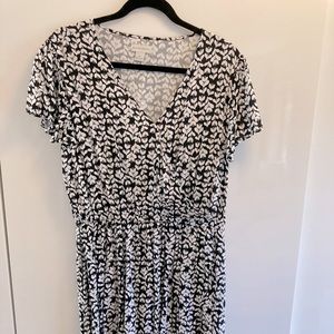 Shirt sleeve casual rayon dress size XL